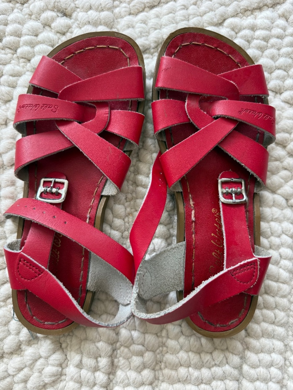 Red Salt Water Sandals